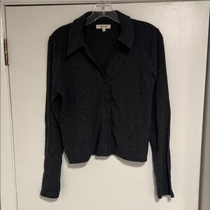 Madewell Gray Women’s Button-Up Cardigan Size Small